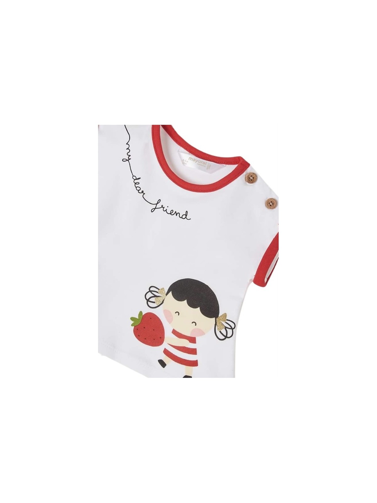 MAYORAL NEWBORN KOMPLET DLA DZIEWCZYNKI KOSZULKA PLUS SPODENKI KOMPLET06