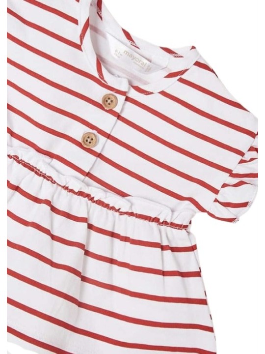 MAYORAL NEWBORN KOMPLET DLA DZIEWCZYNKI KOSZULKA PLUS SPODENKI 1623