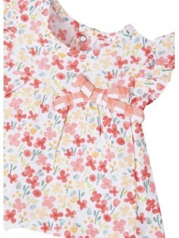 MAYORAL NEWBORN KOMPLET DLA DZIEWCZYNKI KOSZULKA PLUS SPODENKI 1626 53