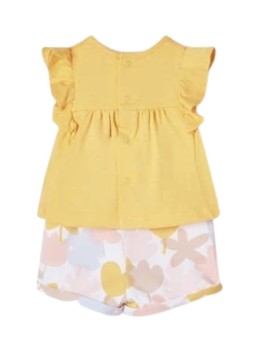 MAYORAL NEWBORN KOMPLET DLA DZIEWCZYNKI KOSZULKA PLUS SPODENKI 1626 /2