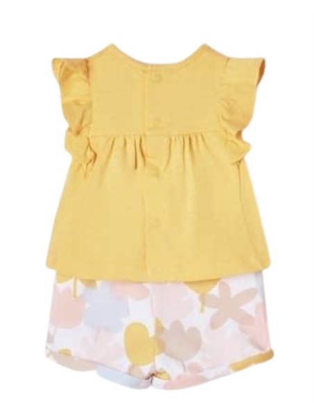 MAYORAL NEWBORN KOMPLET DLA DZIEWCZYNKI KOSZULKA PLUS SPODENKI 1626 /2