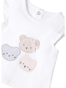 MAYORAL NEWBORN KOMPLET DLA DZIEWCZYNKI KOSZULKA PLUS SPODENKI 1622 /36