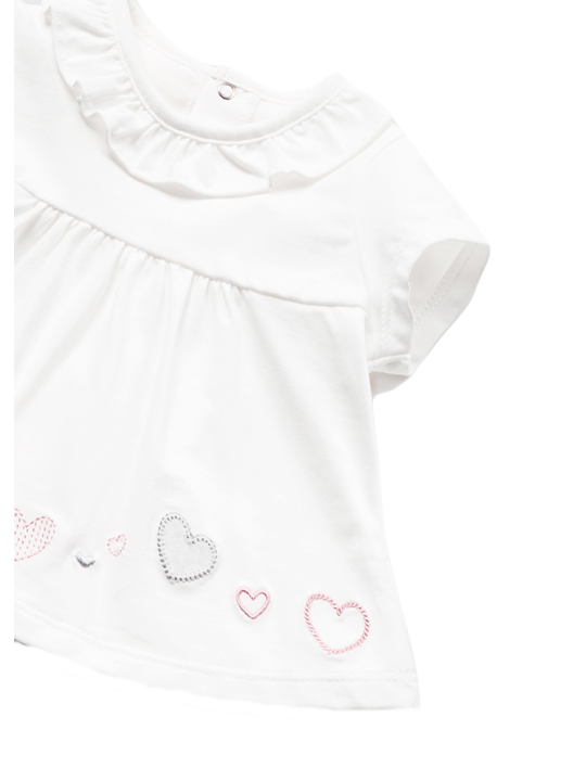 MAYORAL NEWBORN KOMPLET DLA DZIEWCZYNKI KOSZULKA PLUS SPODENKI 1609