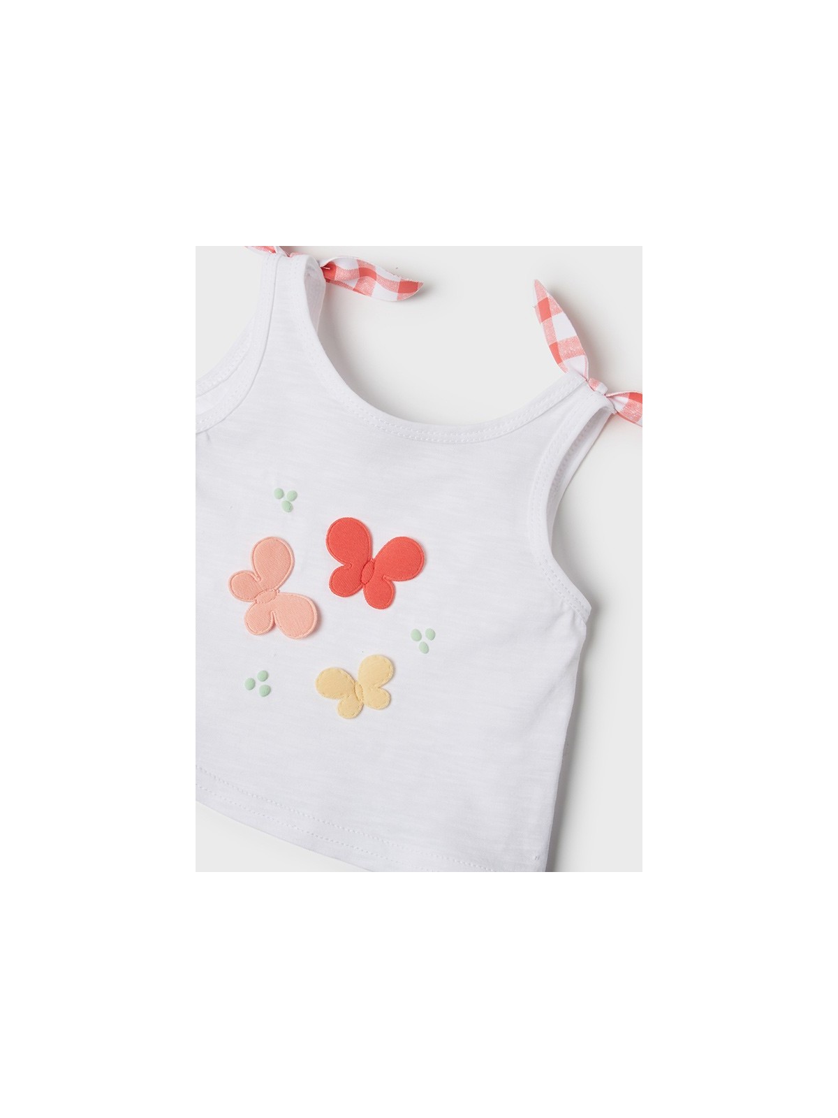 MAYORAL NEWBORN KOMPLET LETNI KĄPIELOWY DLA DZIEWCZYNKI KOSZULKA  MAJTKI PLUS KAPELUSZ 1692 /1