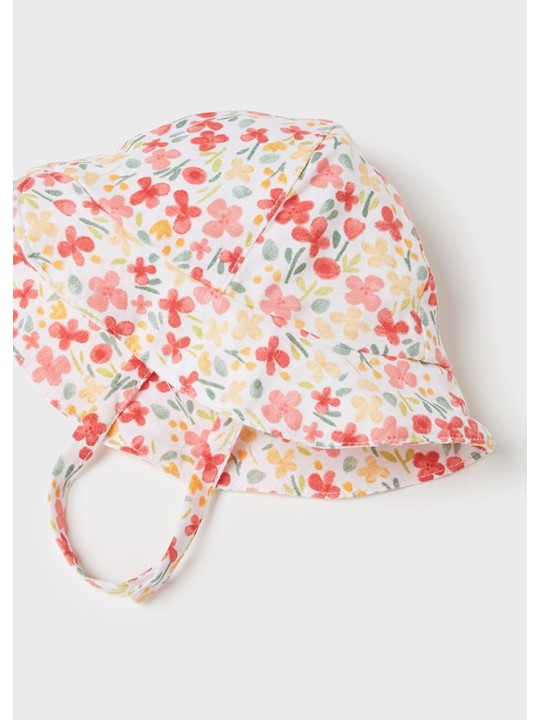 MAYORAL NEWBORN KOMPLET LETNI KĄPIELOWY DLA DZIEWCZYNKI KOSZULKA  MAJTKI PLUS KAPELUSZ 1692 /1