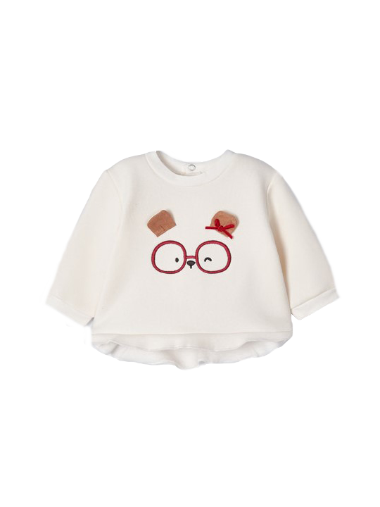 MAYORAL NEWBORN BLUZKA  KOSZULKA  DLA DZIEWCZYNKI  KREM 2086