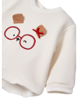 MAYORAL NEWBORN BLUZKA  KOSZULKA  DLA DZIEWCZYNKI  KREM 2086