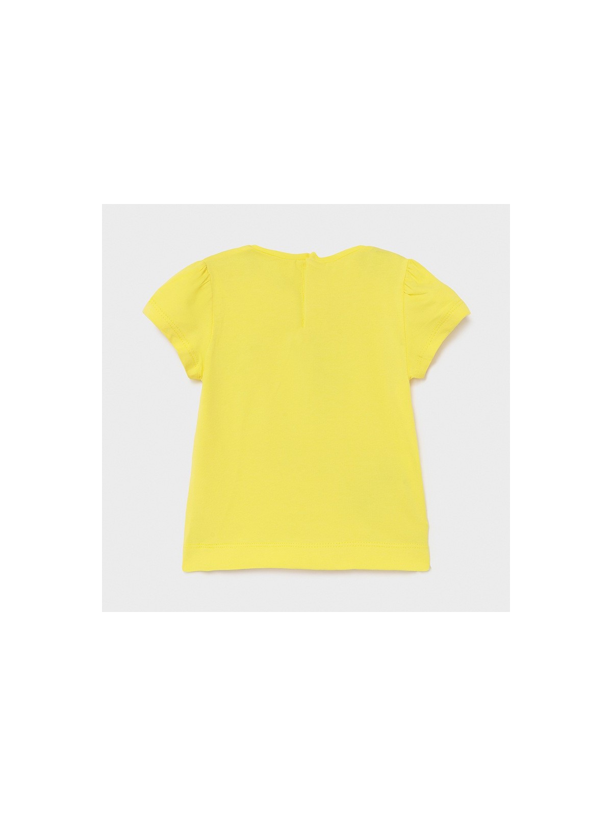 MAYORAL BABY T-SHIRT BLUZKA NA KRÓTKI RĘKAW DLA DZIEWCZYNKI ŻÓŁTA Z DZIEWCZYNKAMI 1087 /53