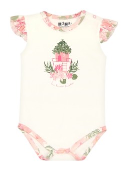 NINI BODY NEWBORN BEZ RĘKAWA DLA DZIEWCZYNKI ABN-2427