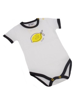 NINI BODY NEWBORN KRÓTKI RĘKAW DLA DZIEWCZYNKI CYTRYNA ABN-1995