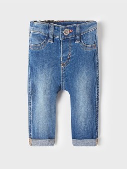 MAYORAL NEWBORN SPODNIE JEANSY NIEBIESKIE DLA DZIEWCZYNKI SPODNIE01