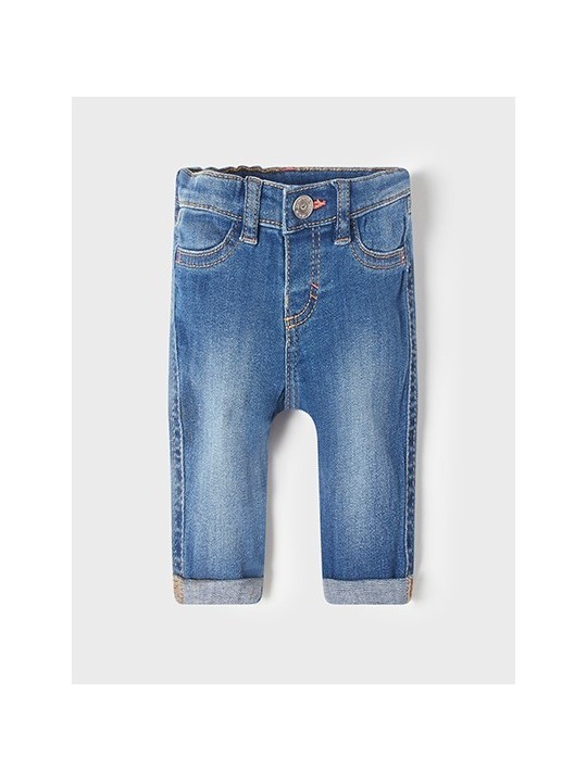 MAYORAL NEWBORN SPODNIE JEANSY NIEBIESKIE DLA DZIEWCZYNKI SPODNIE01