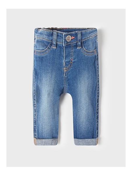MAYORAL NEWBORN SPODNIE JEANSY NIEBIESKIE DLA DZIEWCZYNKI SPODNIE01