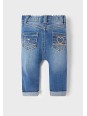 MAYORAL NEWBORN SPODNIE JEANSY NIEBIESKIE DLA DZIEWCZYNKI SPODNIE01