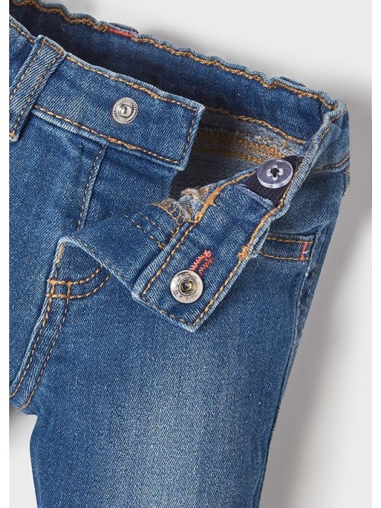 MAYORAL NEWBORN SPODNIE JEANSY NIEBIESKIE DLA DZIEWCZYNKI SPODNIE01