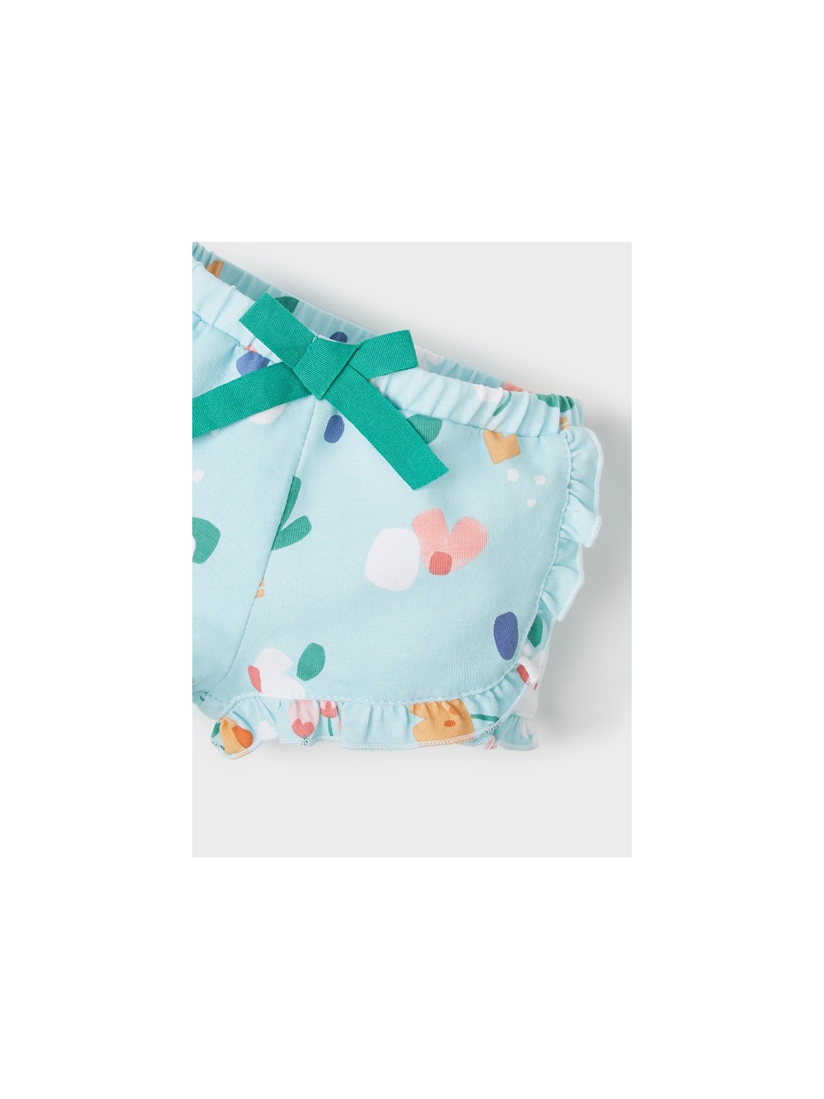 MAYORAL NEWBORN KRÓTKIE SPODENKI DLA DZIEWCZYNKI TURKUS SPODENKI02