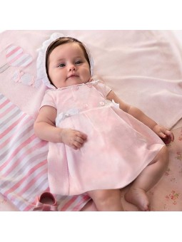 MAYORAL NEWBORN SUKIENKA Z MAJTKAMI I CZAPECZKĄ DLA DZIWCZYNKI 1857 /50