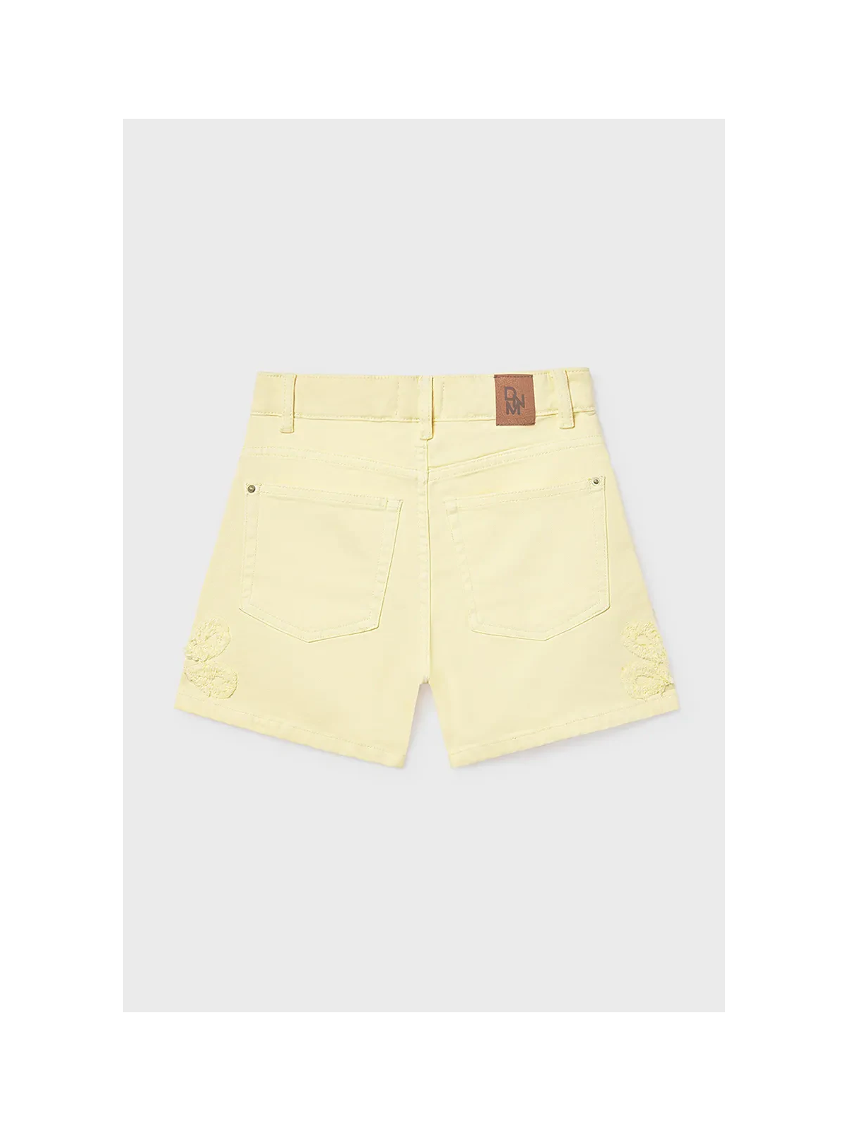 MAYORAL KRÓTKIE SPODENKI SZORTY JEANS DLA DZIEWCZYNKI ŻÓŁTE 6204/49