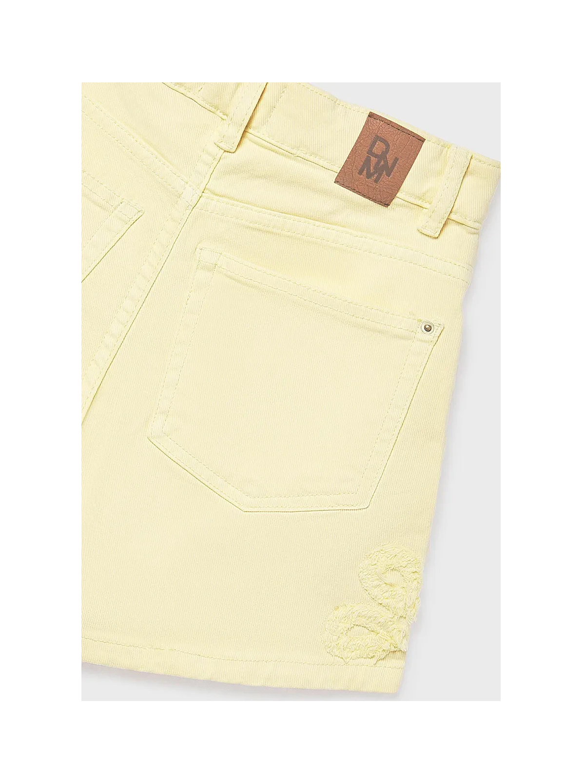 MAYORAL KRÓTKIE SPODENKI SZORTY JEANS DLA DZIEWCZYNKI ŻÓŁTE 6204/49