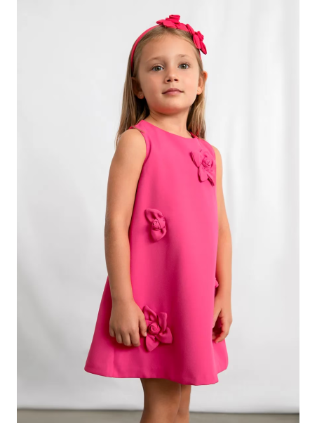 MAYORAL SUKIENKA WIZYTOWA DLA DZIEWCZYNKI RÓŻ FUKSJA 3922/94