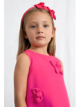 MAYORAL SUKIENKA WIZYTOWA DLA DZIEWCZYNKI RÓŻ FUKSJA 3922/94