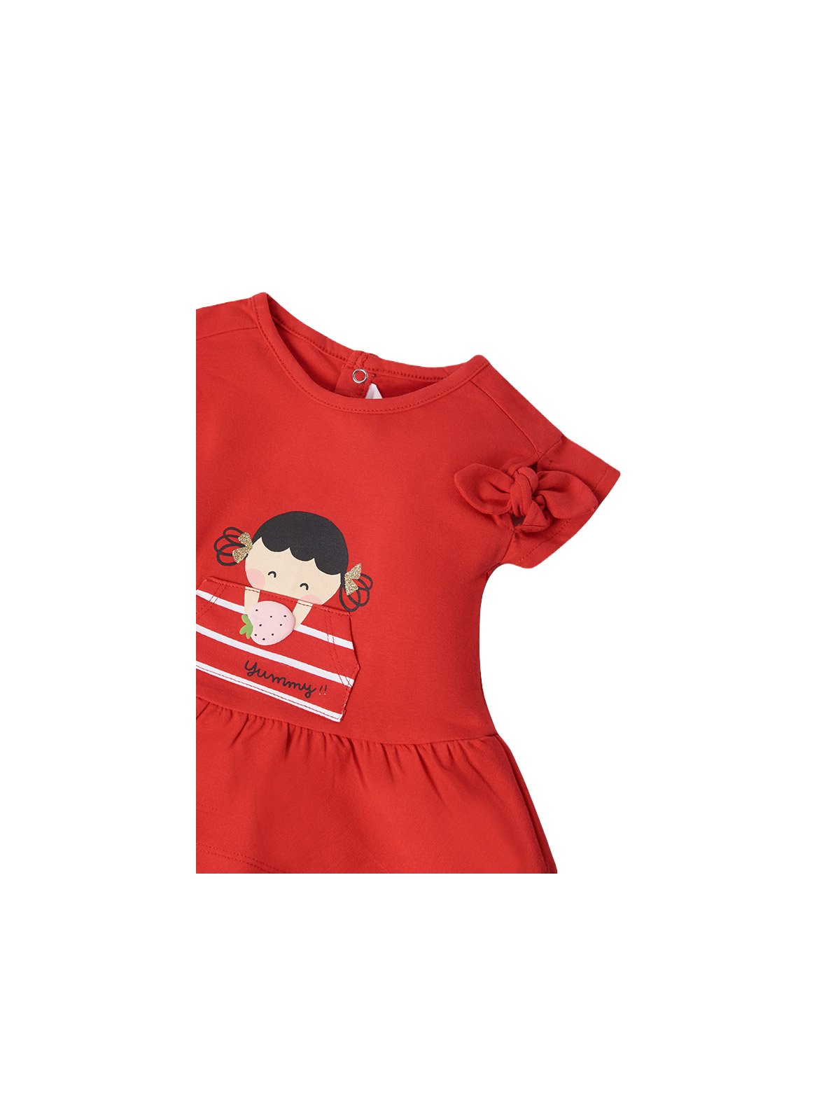 MAYORAL NEWBORN SUKIENKA LETNIA DLA DZIEWCZYNKI CZERWONA 1877 /35