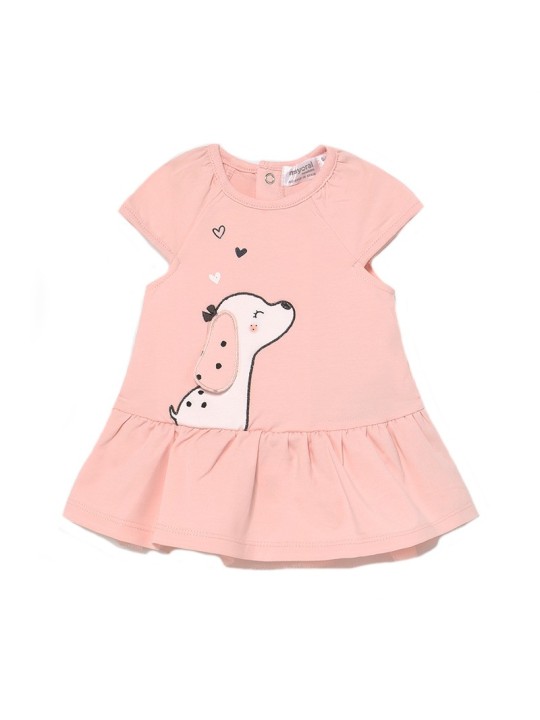 MAYORAL NEWBORN SUKIENKA LETNIA DLA DZIEWCZYNKI BRZOSKWINIOWA 1838 /43