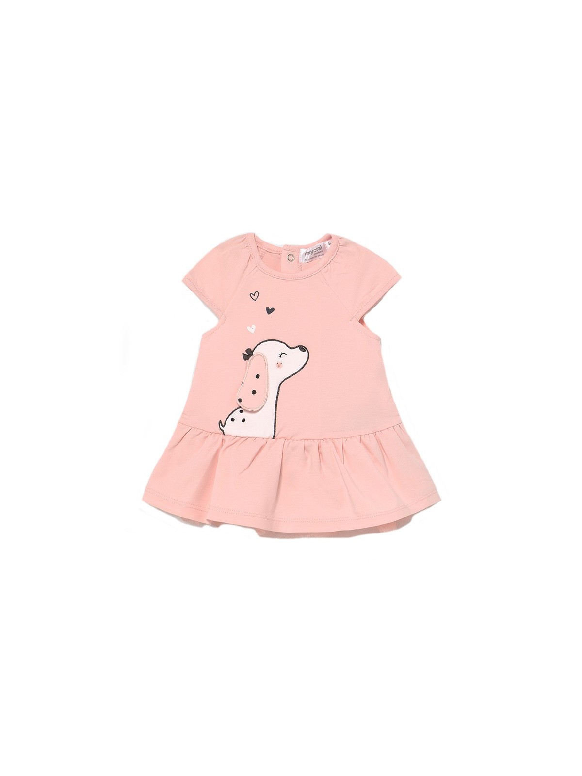 MAYORAL NEWBORN SUKIENKA LETNIA DLA DZIEWCZYNKI BRZOSKWINIOWA 1838 /43