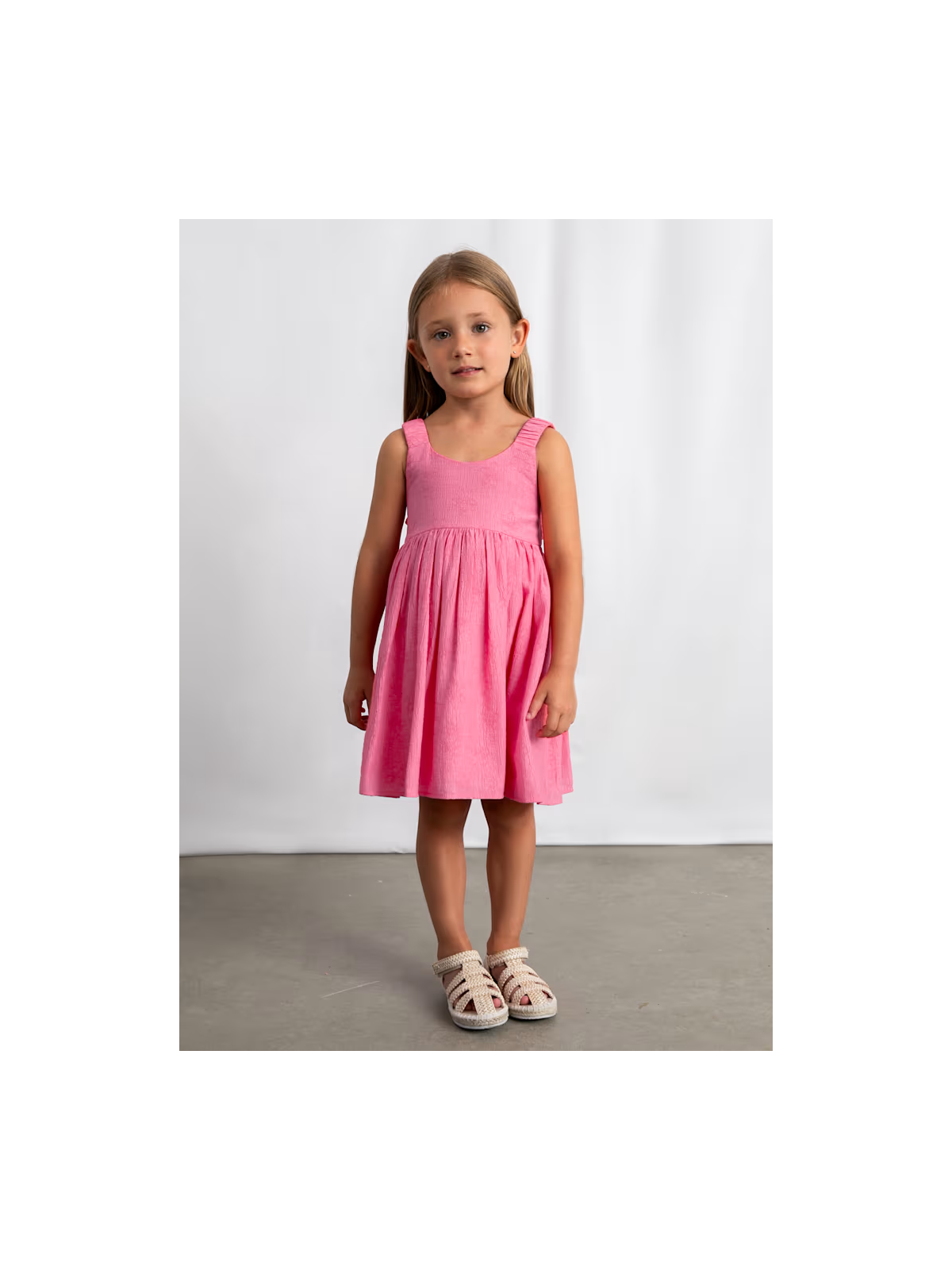 MAYORAL SUKIENKA LETNIA  DLA DZIEWCZYNKI NA RAMIĄCZKACH  RÓŻ  3925/10