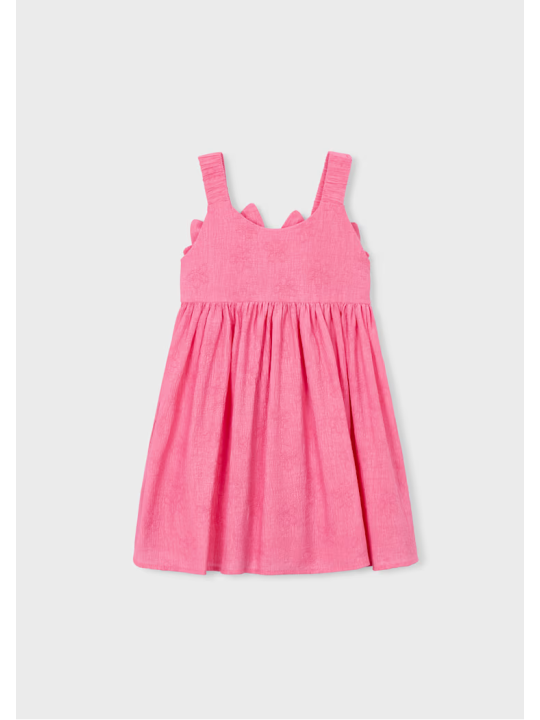 MAYORAL SUKIENKA LETNIA  DLA DZIEWCZYNKI NA RAMIĄCZKACH  RÓŻ  3925/10