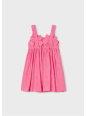 MAYORAL SUKIENKA LETNIA  DLA DZIEWCZYNKI NA RAMIĄCZKACH  RÓŻ  3925/10