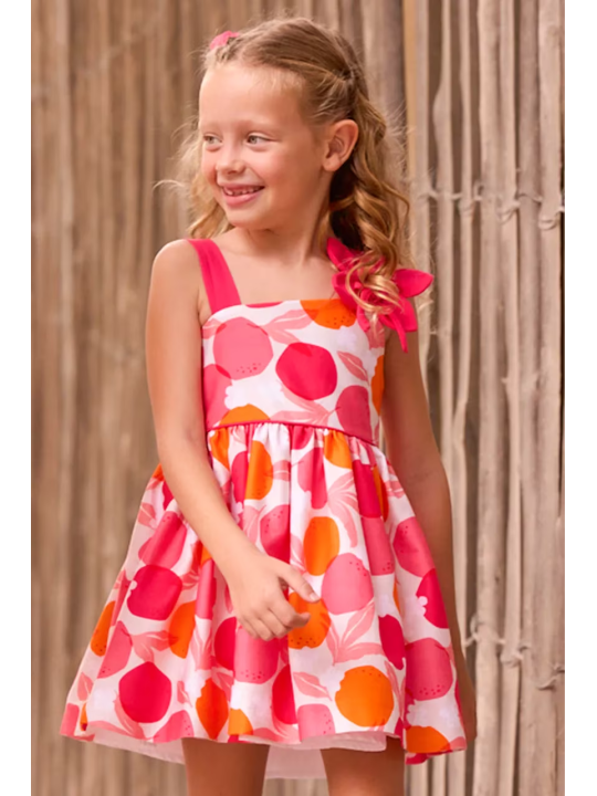 MAYORAL SUKIENKA NA RAMIĄCZKACH KOLOROWA DLA DZIEWCZYNKI 3924/90