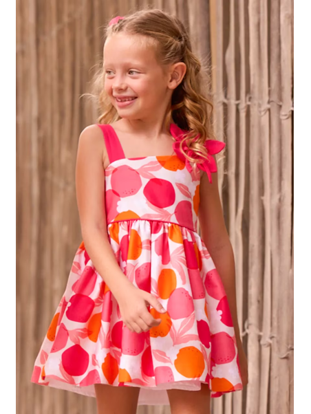 MAYORAL SUKIENKA NA RAMIĄCZKACH KOLOROWA DLA DZIEWCZYNKI 3924/90