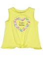 BIRBA KOSZULKA T-SHIRT BLUZKA BEZ RĘKAWKA DLA DZIEWCZYNKI ŻÓŁTA 999441300035K12M