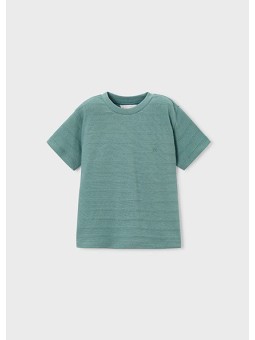 MAYORAL T-SHIRT BLUZKA KOSZULKA NA KRÓTKI RĘKAW DLA CHŁOPCA MORSKI DZIANINA 3061 /56