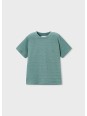 MAYORAL T-SHIRT BLUZKA KOSZULKA NA KRÓTKI RĘKAW DLA CHŁOPCA MORSKI DZIANINA 3061 /56