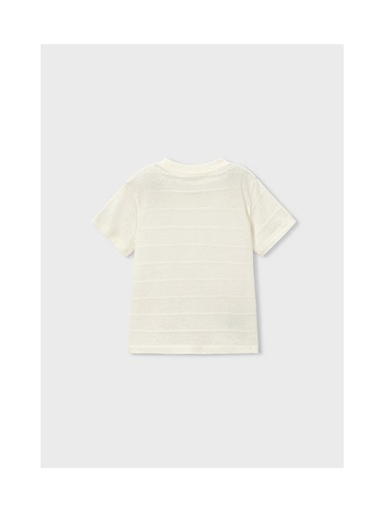 MAYORAL T-SHIRT BLUZKA KOSZULKA NA KRÓTKI RĘKAW DLA CHŁOPCA MORSKI DZIANINA 3061 /57