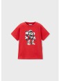 MAYORAL T-SHIRT BLUZKA KOSZULKA NA KRÓTKI RĘKAW DLA CHŁOPCA ROBOT 3066 /43