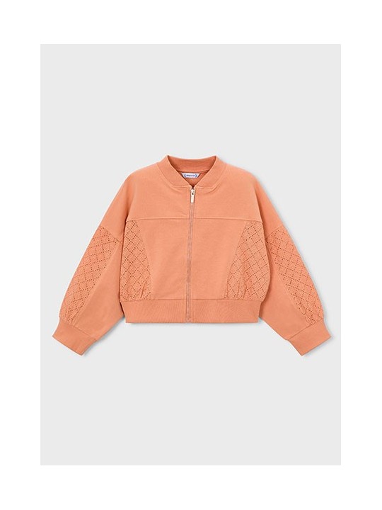 MAYORAL BLUZA  ROZPINANA DLA DZIEWCZYNKI  MELON 3456 /35