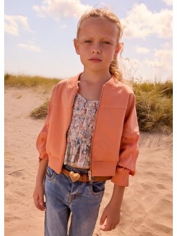 MAYORAL BLUZA  ROZPINANA DLA DZIEWCZYNKI  MELON 3456 /35