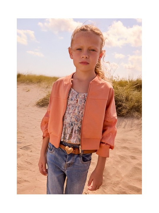MAYORAL BLUZA  ROZPINANA DLA DZIEWCZYNKI  MELON 3456 /35