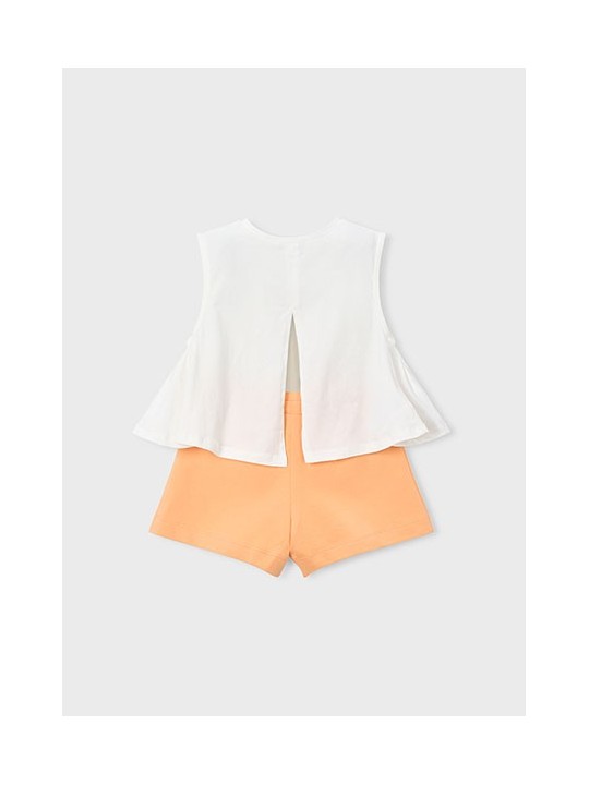 MAYORAL KOMPLET DLA DZIEWCZYNKI KOSZULKA SZORTY 3228 /68
