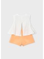 MAYORAL KOMPLET DLA DZIEWCZYNKI KOSZULKA SZORTY 3228 /68