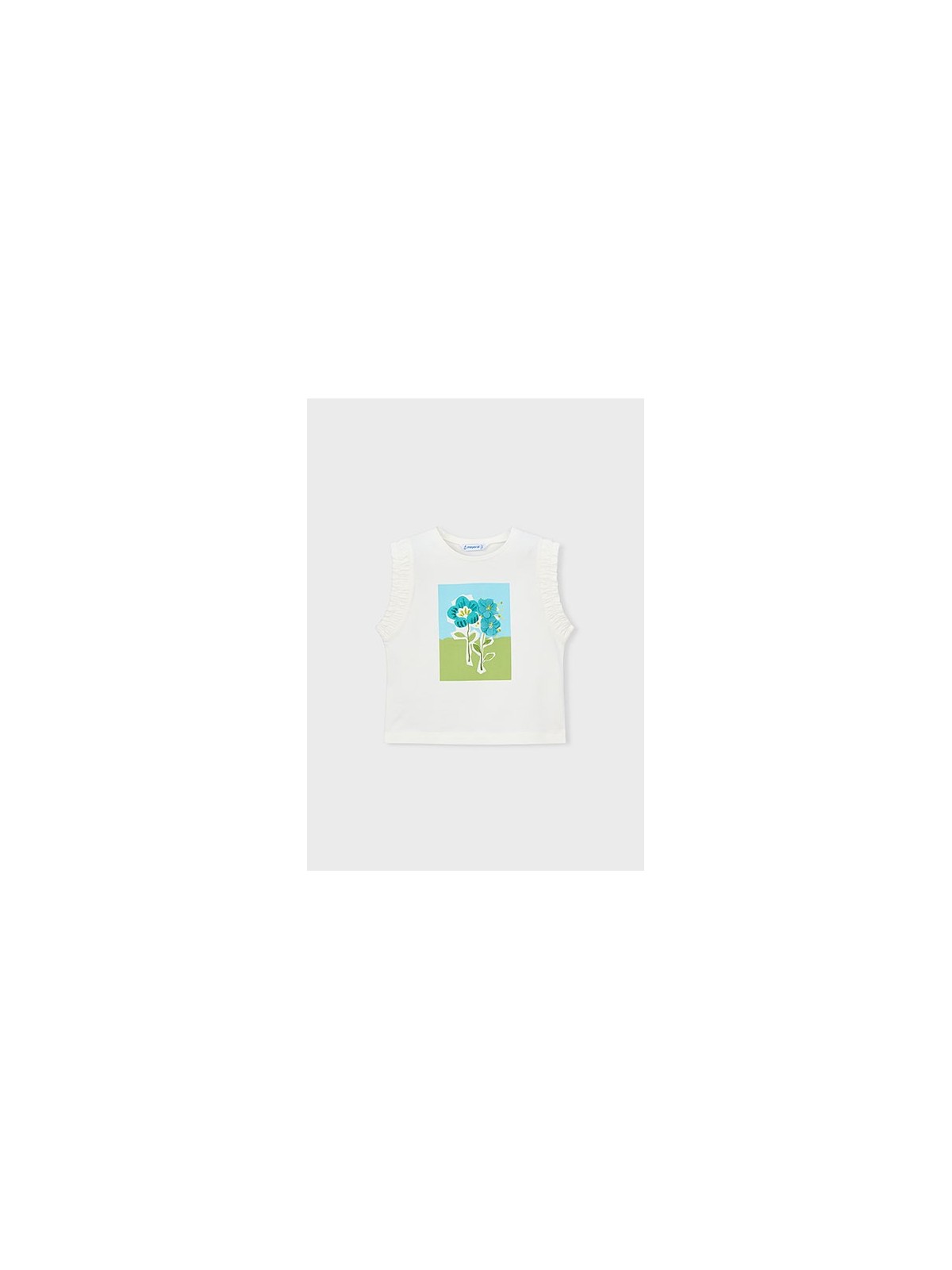 MAYORAL BLUZKA T-SHIRT KOSZULKA  DLA DZIEWCZYNKI KREM 3023 /39
