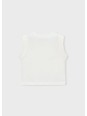 MAYORAL BLUZKA T-SHIRT KOSZULKA  DLA DZIEWCZYNKI KREM 3023 /39