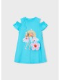 MAYORAL SUKIENKA LETNIA DLA DZIEWCZYNKI Z TOREBKĄ BAWEŁNIANA NIEBIESKI 3941 /11