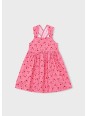 MAYORAL SUKIENKA LETNIA DLA DZIEWCZYNKI  BAWEŁNIANA RÓŻ KRABY 3944 /21