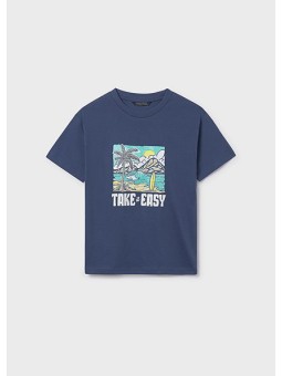 MAYORAL NUKUTAVAKE T-SHIRT BLUZKA KOSZULKA NA KRÓTKI RĘKAW DLA CHŁOPCA BAWŁNIANA 6040 /861