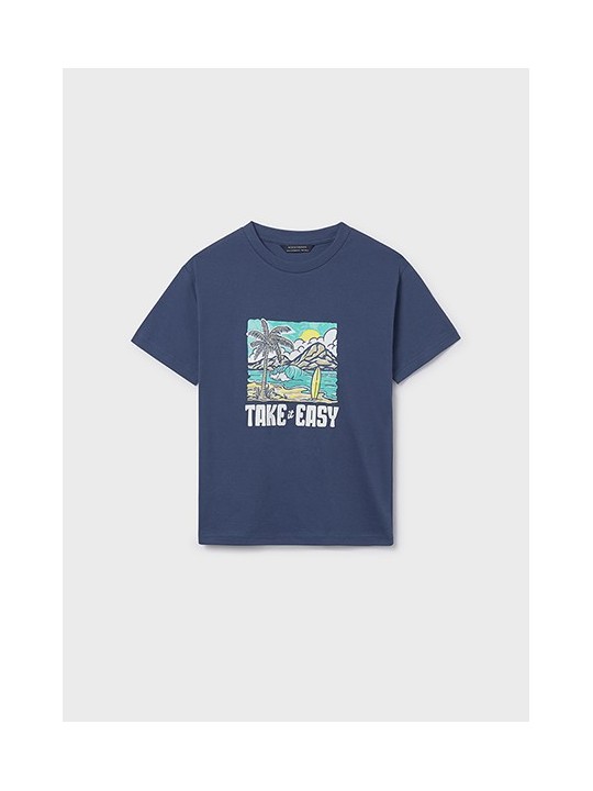 MAYORAL NUKUTAVAKE T-SHIRT BLUZKA KOSZULKA NA KRÓTKI RĘKAW DLA CHŁOPCA BAWŁNIANA 6040 /861