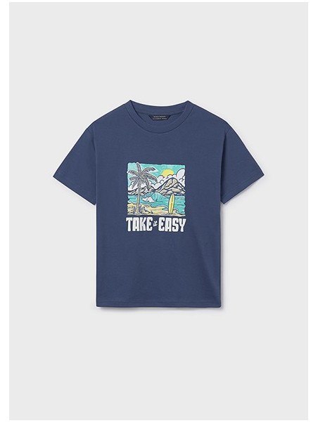 MAYORAL NUKUTAVAKE T-SHIRT BLUZKA KOSZULKA NA KRÓTKI RĘKAW DLA CHŁOPCA BAWŁNIANA 6040 /861